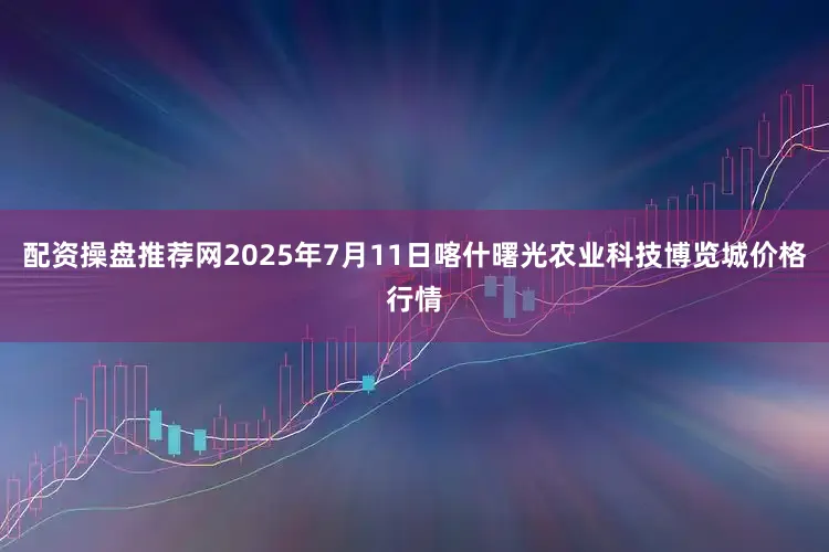 配资操盘推荐网2025年7月11日喀什曙光农业科技博览城价格行情