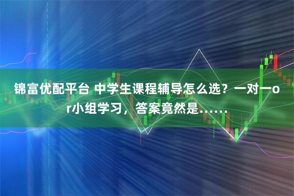 锦富优配平台 中学生课程辅导怎么选？一对一or小组学习，答案竟然是……
